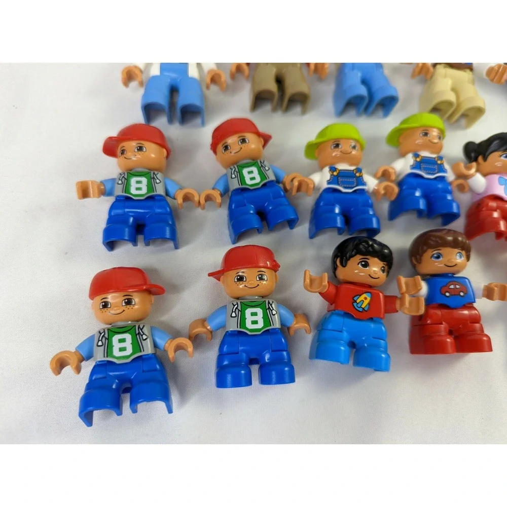 Lego Duplo Boy Girls Men Grandpa People Fish Lot